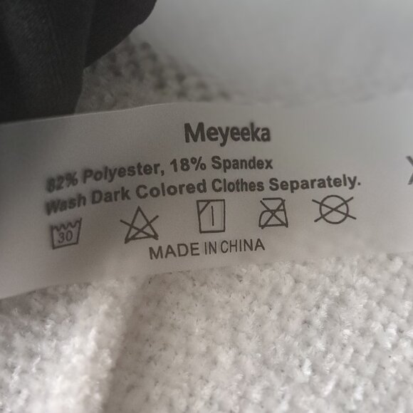 Meyeeka One Piece Tummy Control V neck High Cut Swimsuit XL NWT - Picture 8 of 8